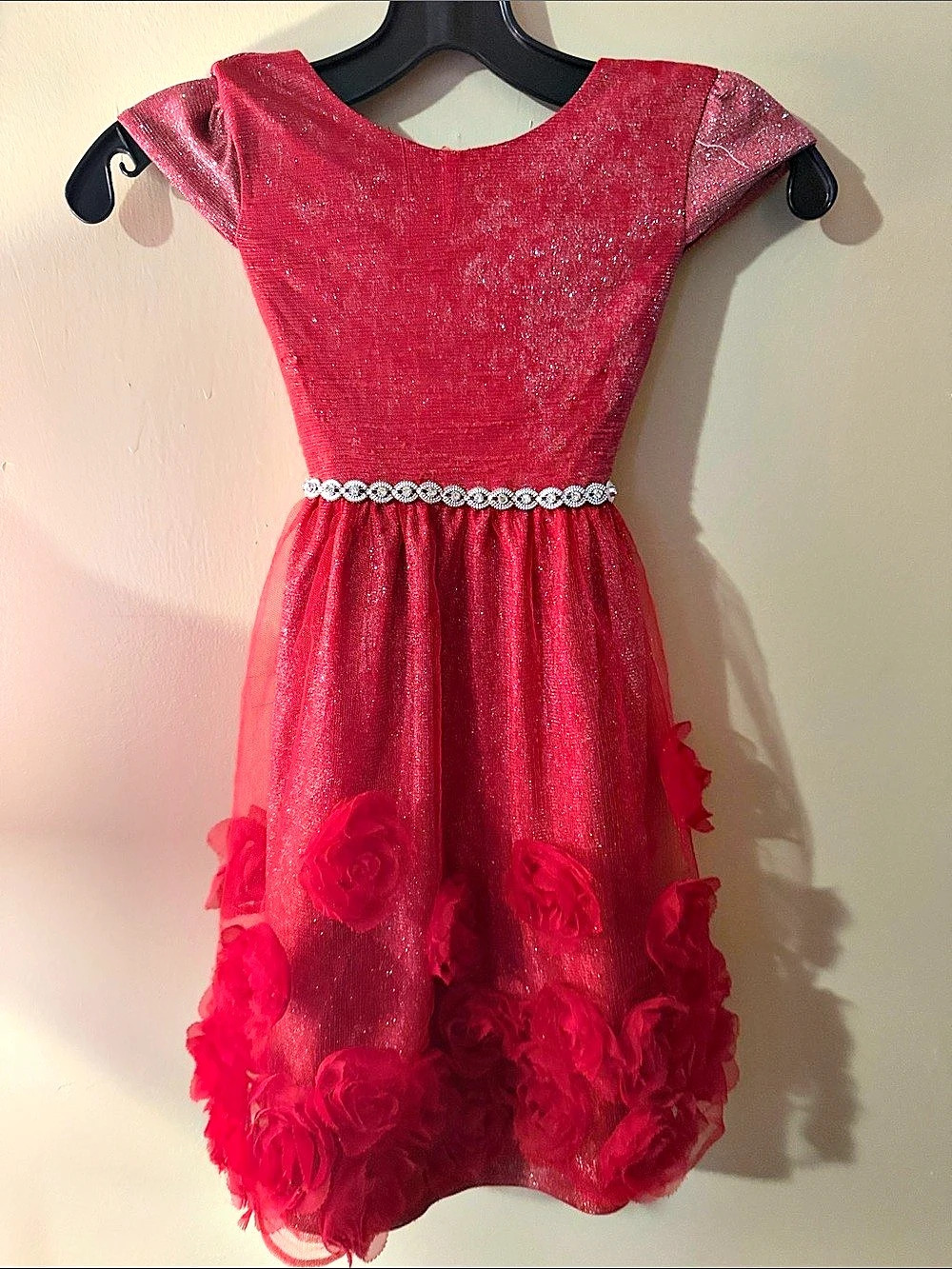 Girls Size 6X Pink Formal Dress Like New